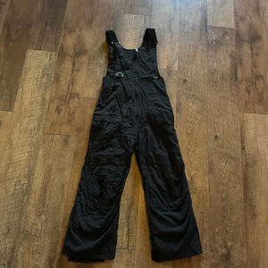 Boys Canyon Creek Black Snow Bib Overalls Size 7
